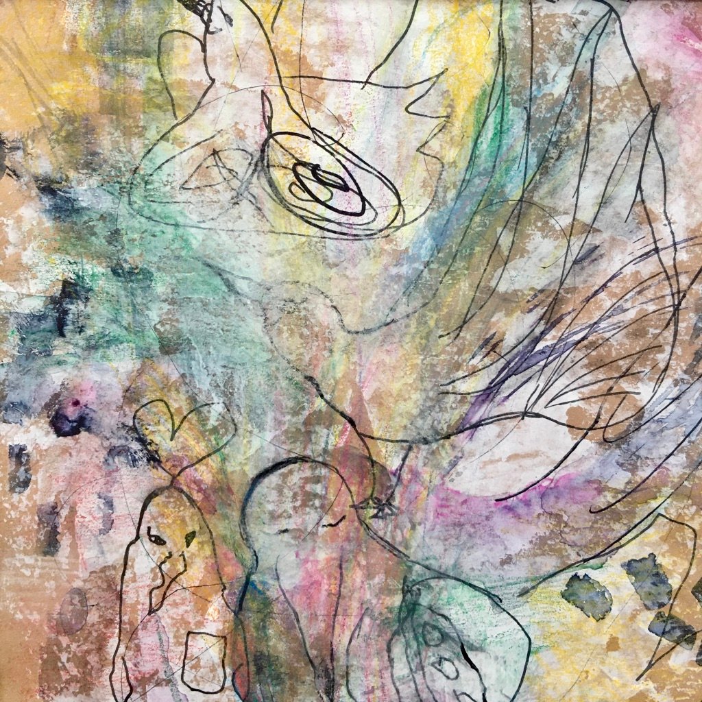 油絵　卵のふ化を見る鳥 特別セーフ 油絵 卵のふ化を見る鳥 絵画 - 絵画