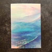 Power Card _ wave of the light _postcard 夜の海