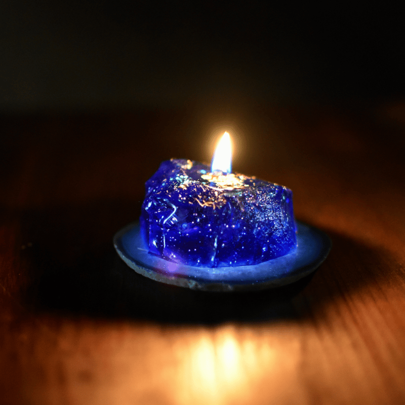 星が廻るミニキャンドル 選べるカラー 夜空／山空／夕空 金木犀の香り