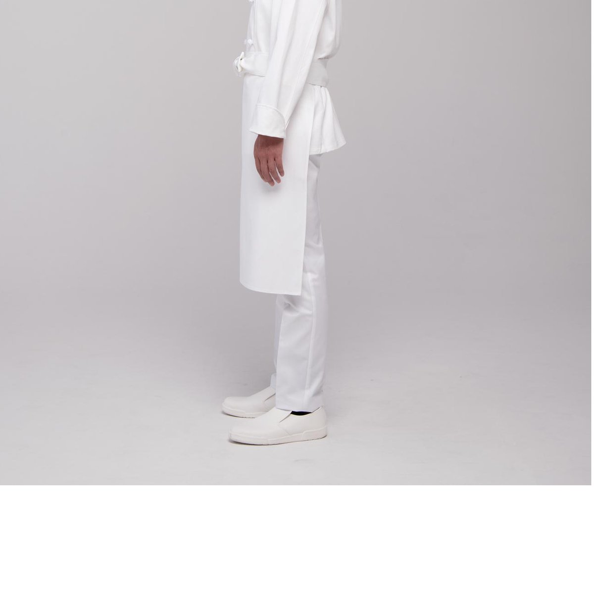 TT8700-0 調理用腰下前掛 | Uniform BLANCA