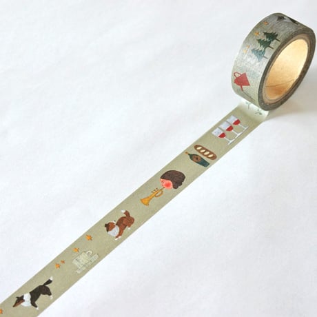 「dog & coffee」マスキングテープ