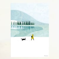 「snow mountain」ミニポスター