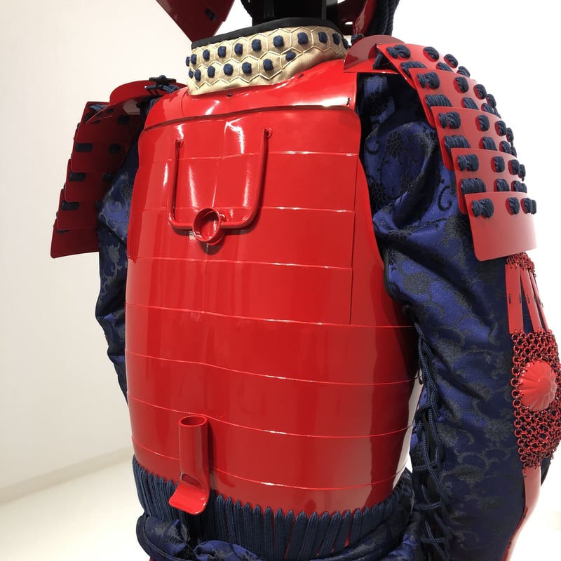 O-061】○濃紺糸威赤桶側二枚胴具足 | 甲冑工房丸武 O-061】○濃紺糸威赤桶側二枚胴具足 | 甲冑工房丸武