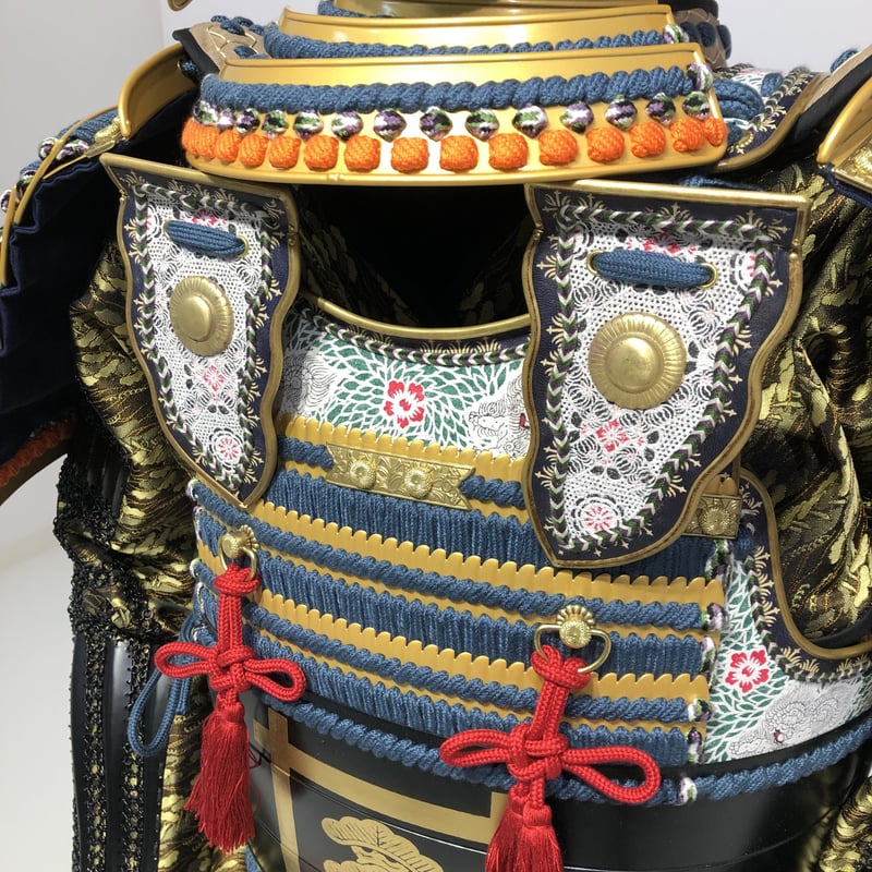 O-032】紺糸威胸取二枚胴具足 | 甲冑工房丸武