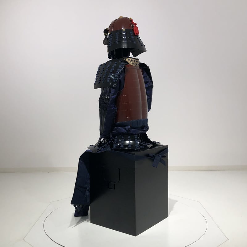 O-059】○濃紺糸威茶桶側二枚胴具足 | 甲冑工房丸武