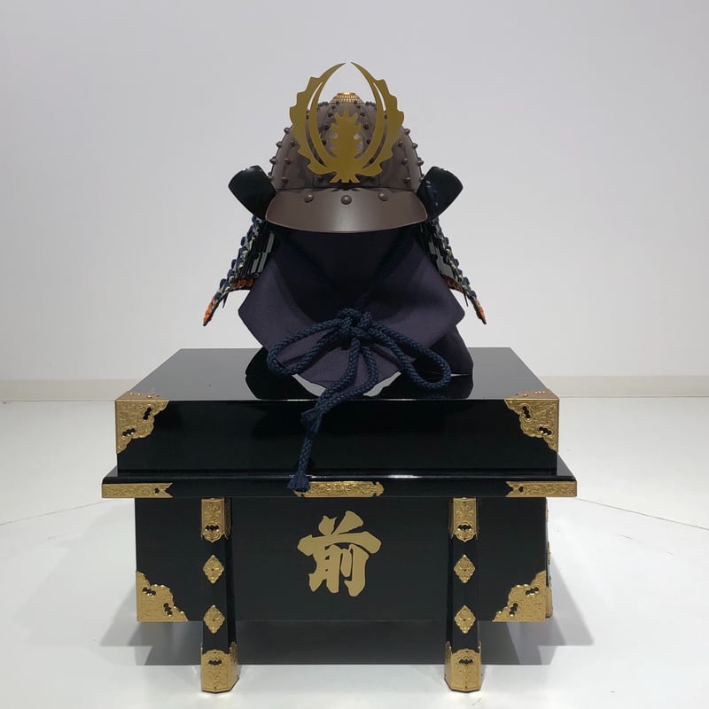 O-045-K】紺糸威鉄錆鋲綴二枚胴具足(兜のみ) | 甲冑工房丸武 O-045-K】紺糸威鉄錆鋲綴二枚胴具足(兜のみ) | 甲冑工房丸武