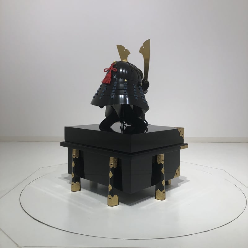 O-058-K】○紺糸威黒桶側二枚胴具足(鍬形)(兜のみ) | 甲冑 O-058-K】○紺糸威黒桶側二枚胴具足(鍬形)(兜のみ) | 甲冑