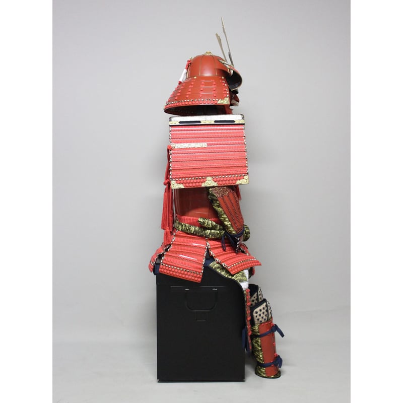 O-038】赤糸威大袖赤二枚胴具足 | 甲冑工房丸武