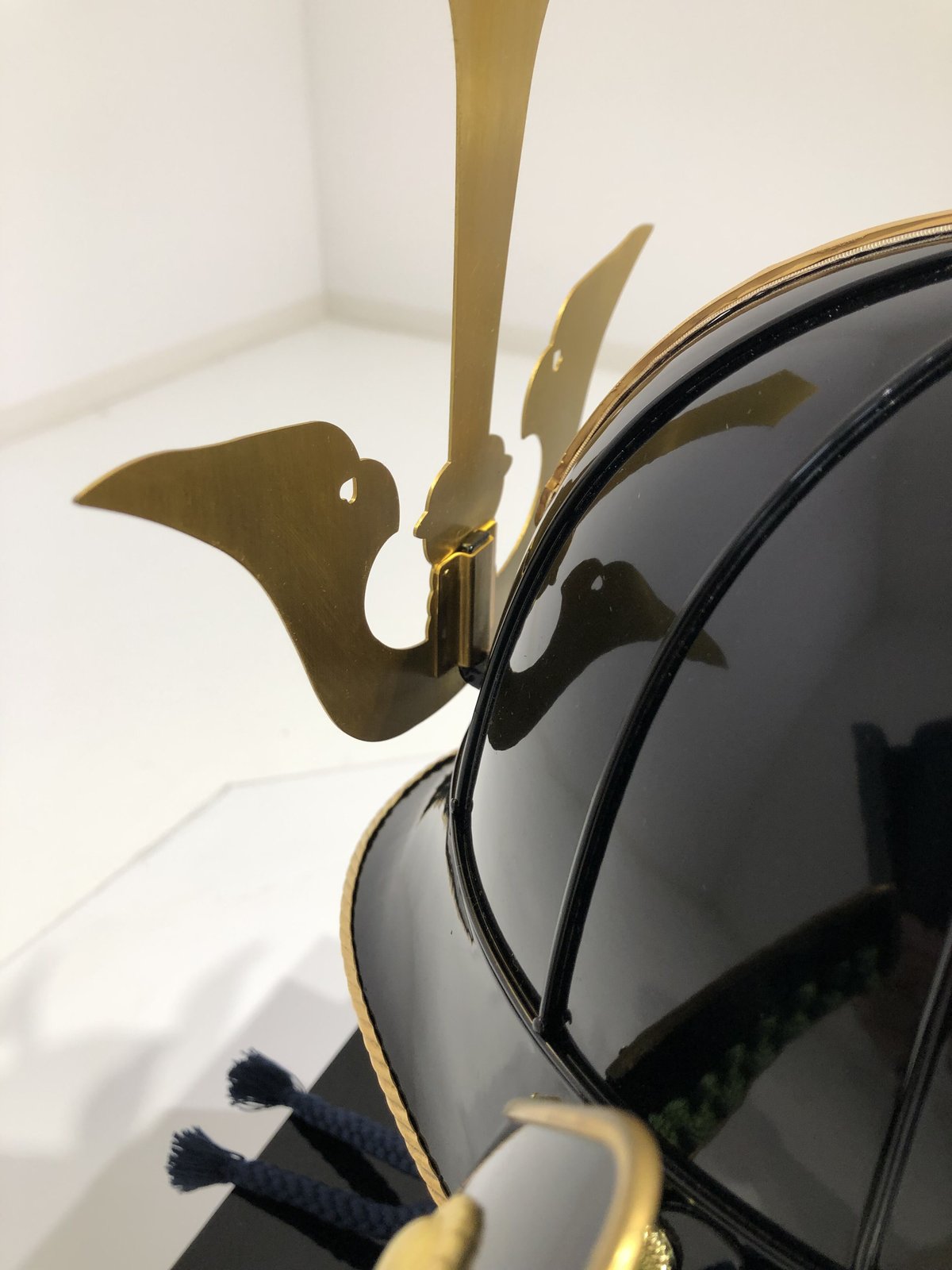O-044-K】紺糸威蓬菱綴二枚胴具足(兜のみ) | 甲冑工房丸武 O-044-K】紺糸威蓬菱綴二枚胴具足(兜のみ) | 甲冑工房丸武