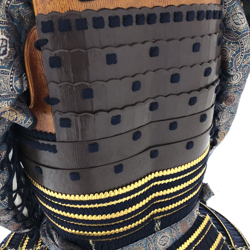 甲冑 胴 二枚胴 O-020】紺糸縫延二枚胴具足 | 甲冑工房丸武