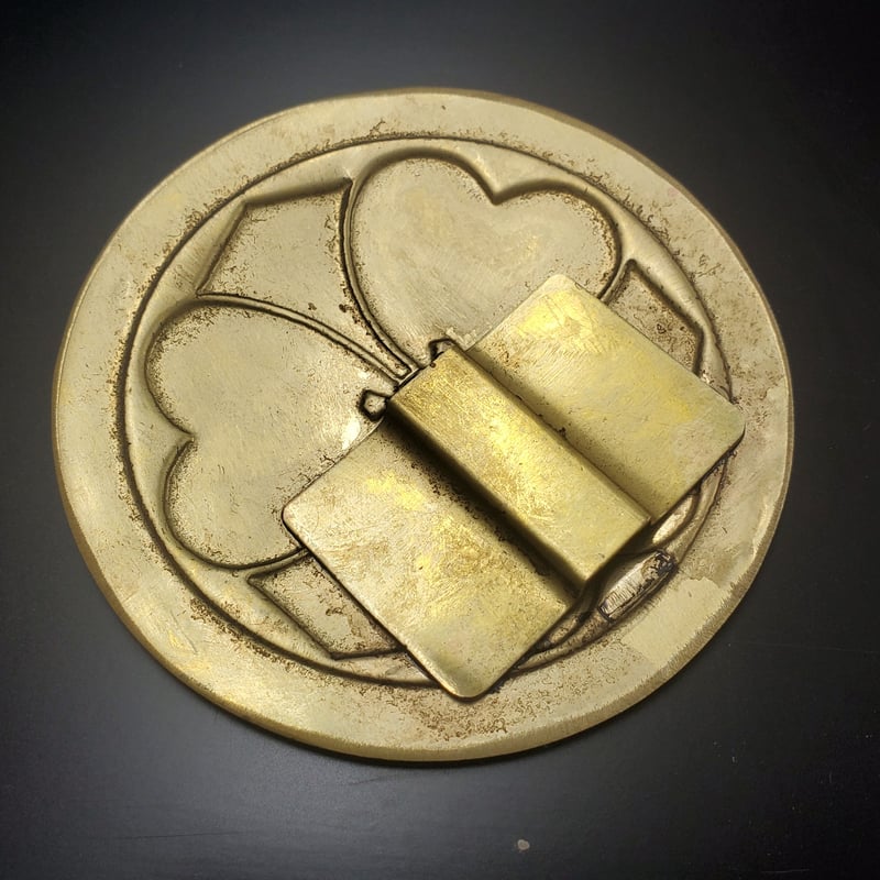 兜　等身大 家紋入り (丸に結び片喰) L037 甲冑 『道玄』 家紋入 等身大 - サムライストア SAMURAI STORE