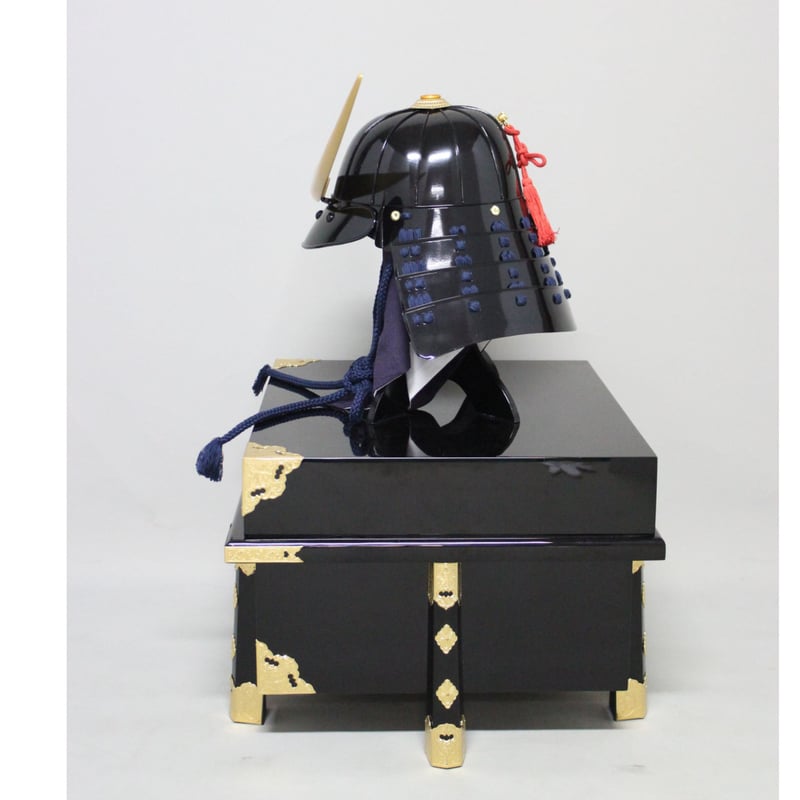 O-074-K】○濃紺糸威雲龍二枚胴具足（兜のみ） | 甲冑工房丸武