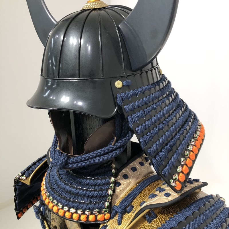 O-029】濃紺糸威金唐二枚胴具足 | 甲冑工房丸武
