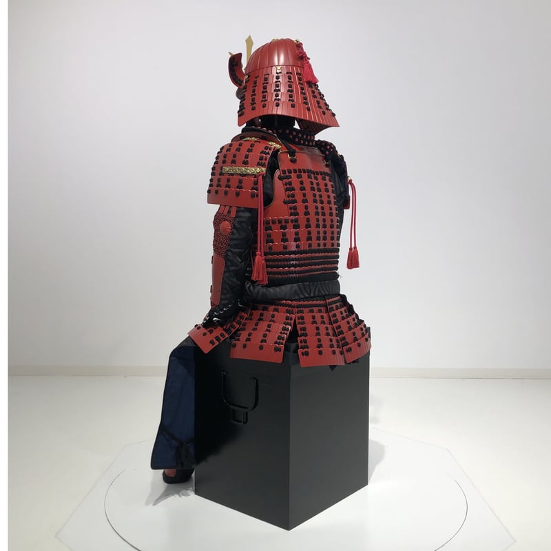 O-033】○黒糸威伊予腰取二枚胴具足（艶消し） | 甲冑工房丸武