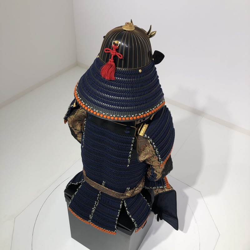 O-015】△濃紺糸威当世小札二枚胴具足 | 甲冑工房丸武 O-015】△濃紺糸威当世小札二枚胴具足 | 甲冑工房丸武