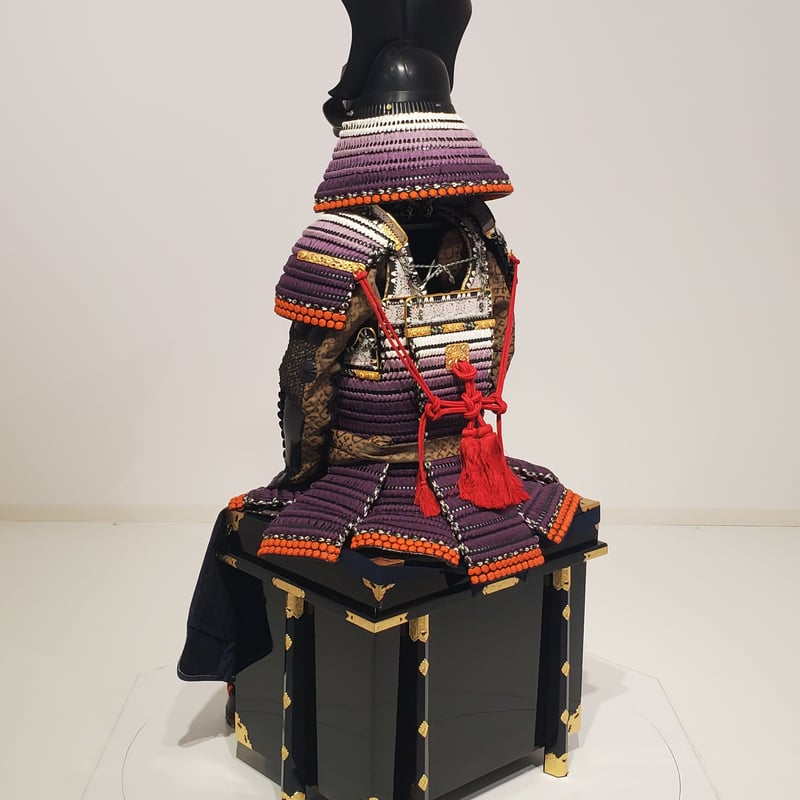 O-011】本大札紫裾濃威腹巻鎧（二之谷兜） | 甲冑工房丸武