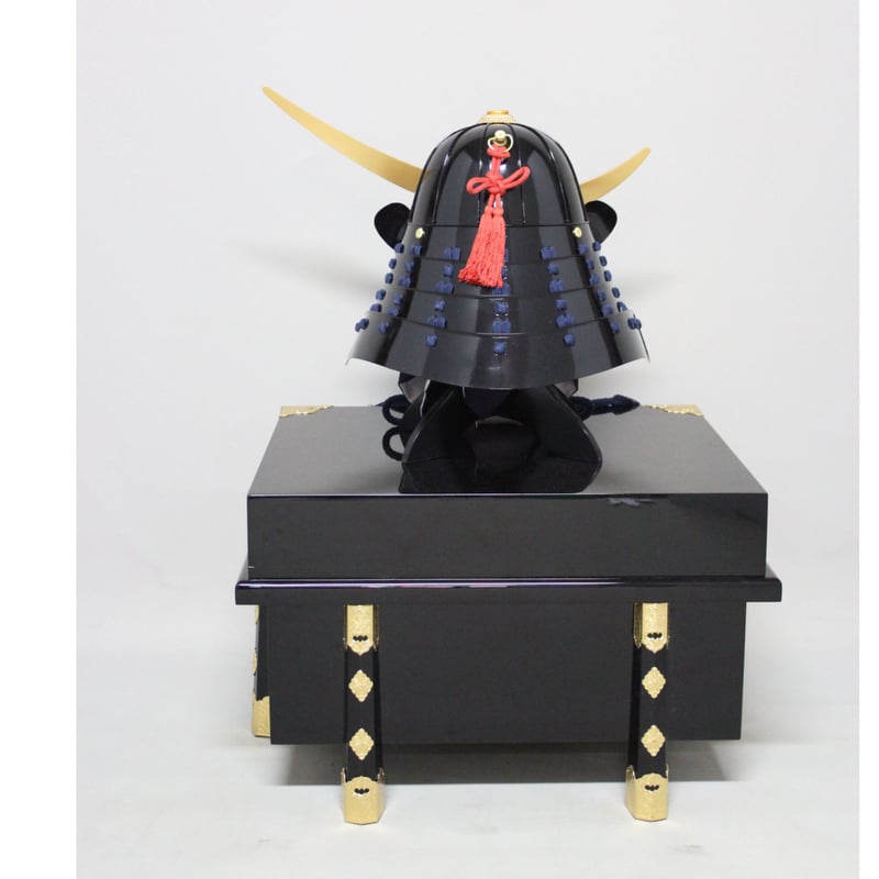 O-074-K】○濃紺糸威雲龍二枚胴具足（兜のみ） | 甲冑工房丸武