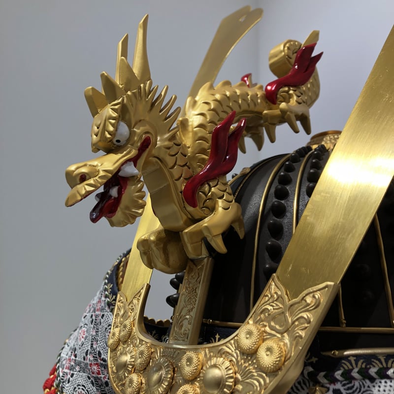 O-006-K】金小札緋威二枚胴(兜のみ) | 甲冑工房丸武 O-006-K】金小札緋威二枚胴(兜のみ) | 甲冑工房丸武