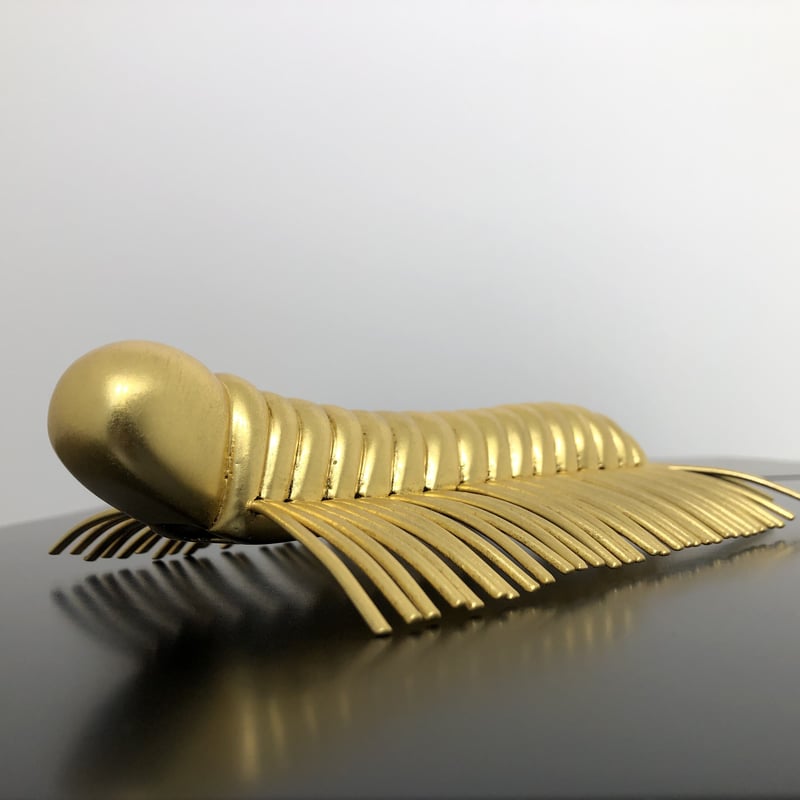 K-122】前立 毛虫 | 甲冑工房丸武