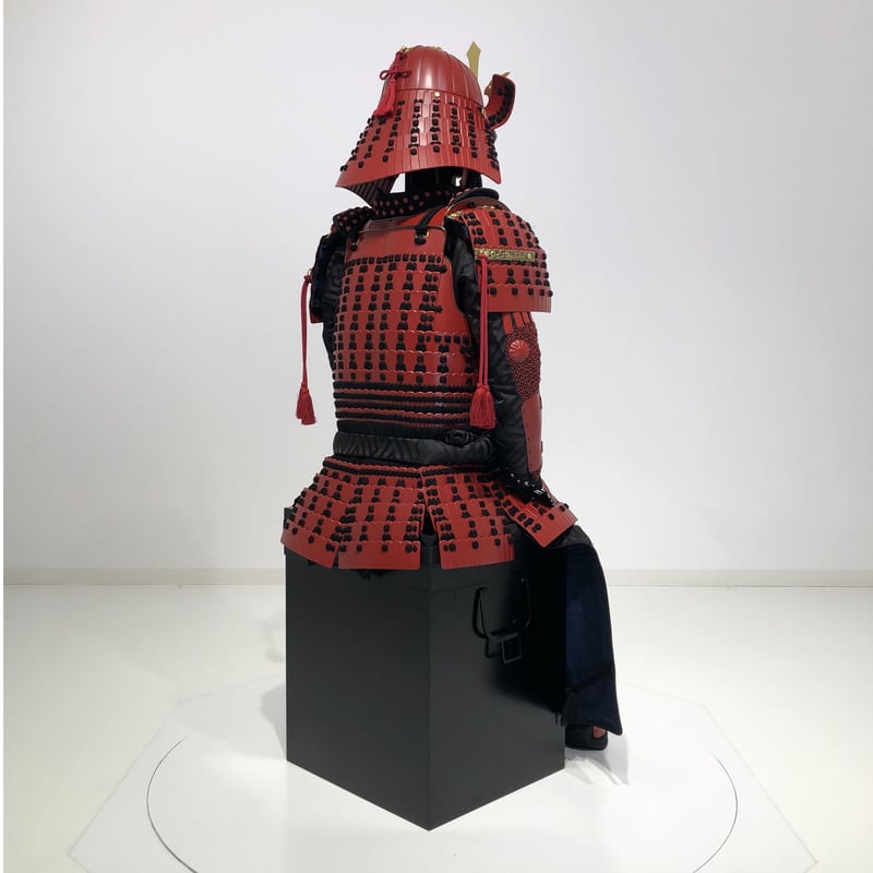 O-033】○黒糸威伊予腰取二枚胴具足（艶消し） | 甲冑工房丸武