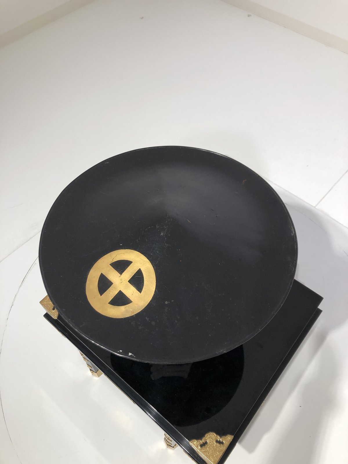 2限定セール 丸に十字紋 平陣笠 島津家 コレクション 家紋8】丸に十の字 十字紋丸に十字 薩摩島津氏の家紋 ワッペン