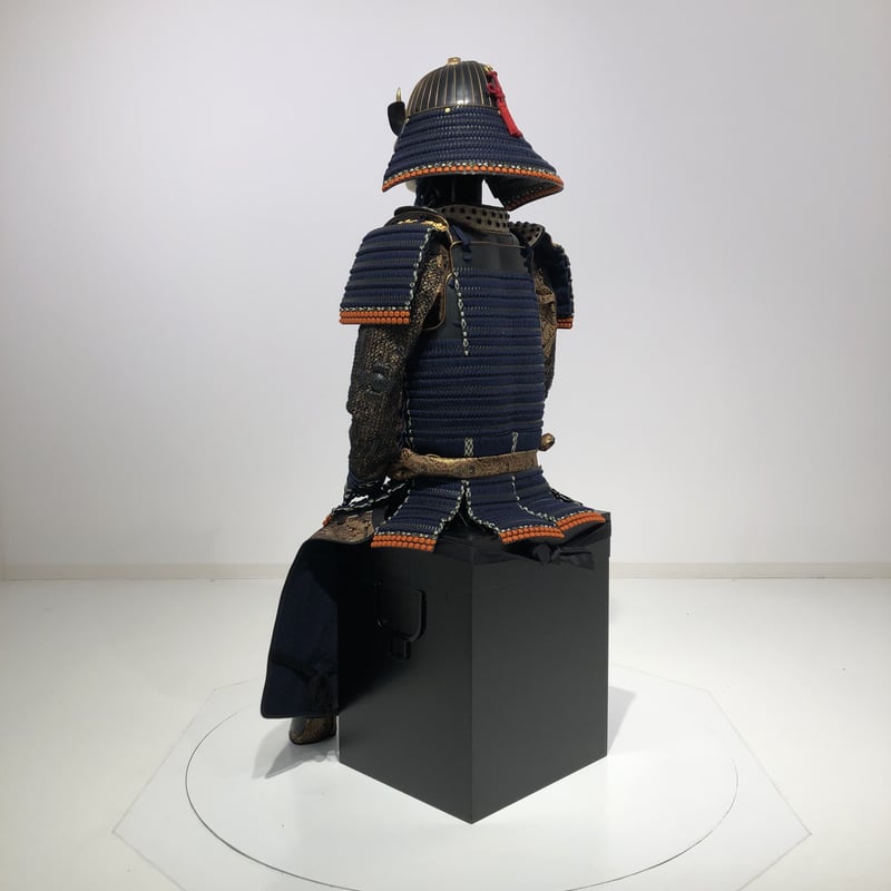O-015】△濃紺糸威当世小札二枚胴具足 | 甲冑工房丸武