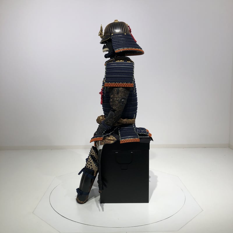 O-015】△濃紺糸威当世小札二枚胴具足 | 甲冑工房丸武