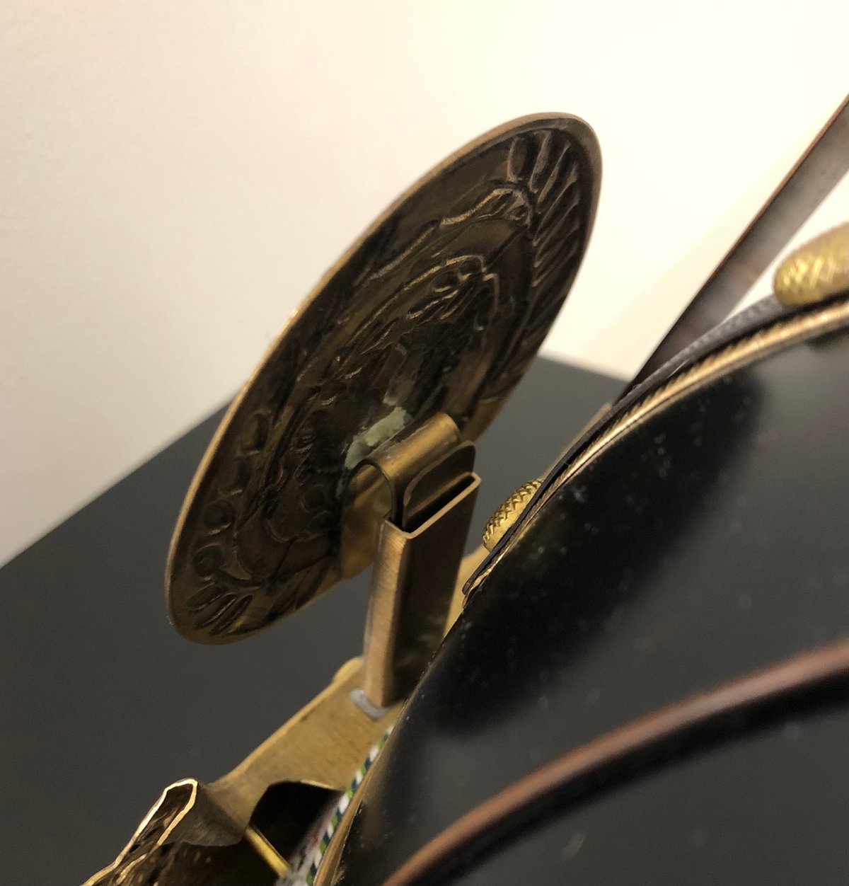 K-009】前立 丸に剣梅鉢 | 甲冑工房丸武