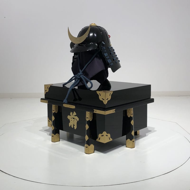 黒小札紺糸威筋鉢兜セット O-063-K】○ 紺糸威黒桶側二枚胴具足（兜のみ） | 甲冑工房丸武