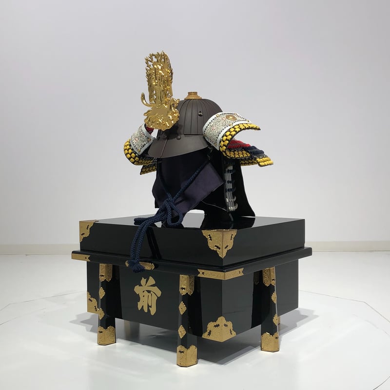 上杉謙信 銅像 置物 ブロンズ 金属製 馬 レトロ 戦国武将 武士 鎧 兜