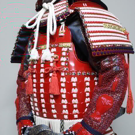 【O-017】卯の花糸威伊予二枚胴具足