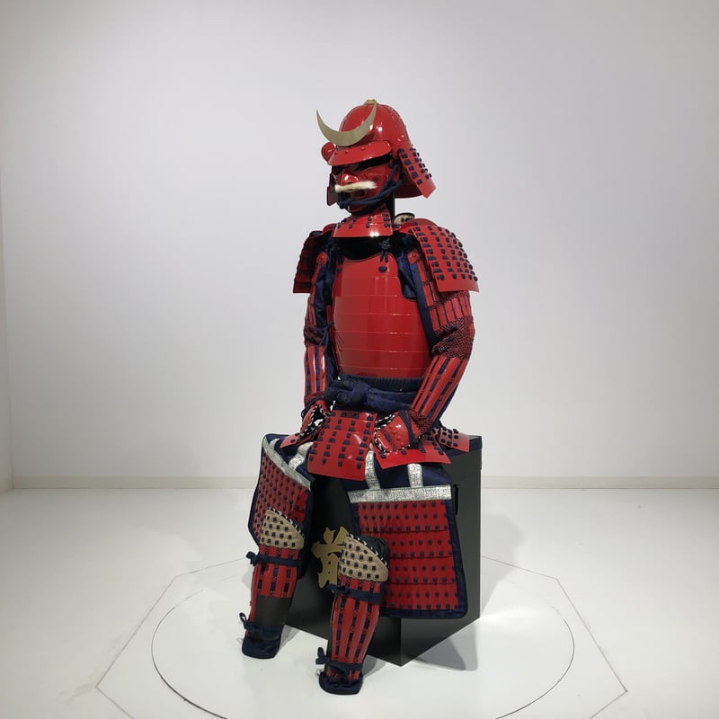 O-061】○濃紺糸威赤桶側二枚胴具足 | 甲冑工房丸武
