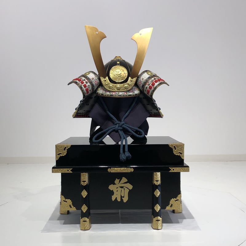 キ*ー様 大人が着用可能な甲冑一式／青糸威・黒塗胴・月形前立兜／送料込み キ*ー様 大人が着用可能な甲冑一式／青糸威・黒塗