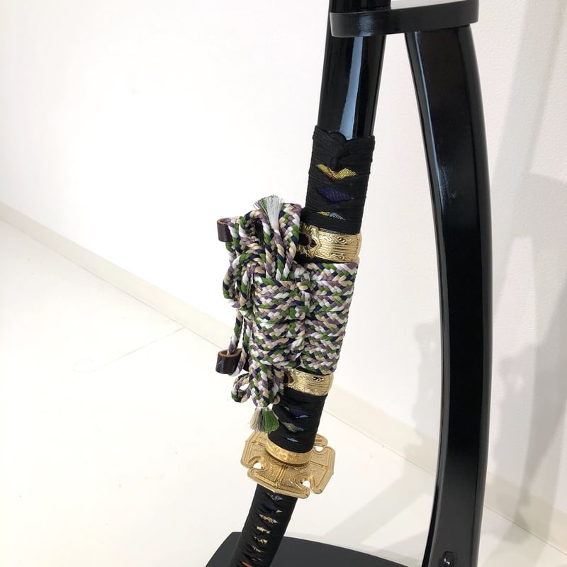 B-116】陣太刀（黒鞘） | 甲冑工房丸武