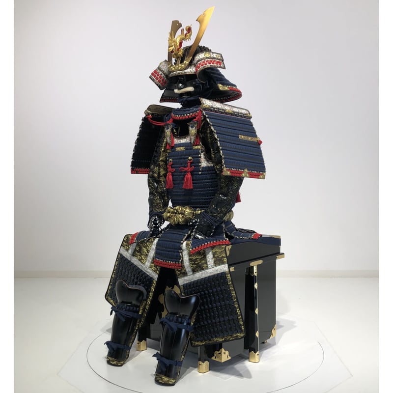 O-013】○紺糸威毛引二枚胴具足(艶消塗) | 甲冑工房丸武 O-013】○紺糸威毛引二枚胴具足(艶消塗) | 甲冑工房丸武