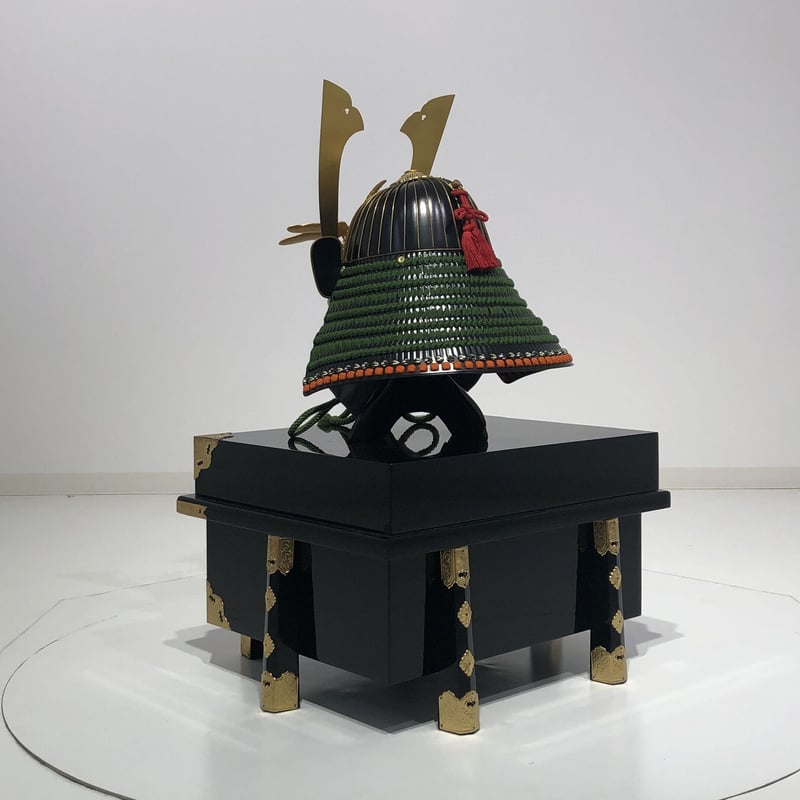 O-019-K】古代蓬糸威小札二枚胴（兜のみ） | 甲冑工房丸武