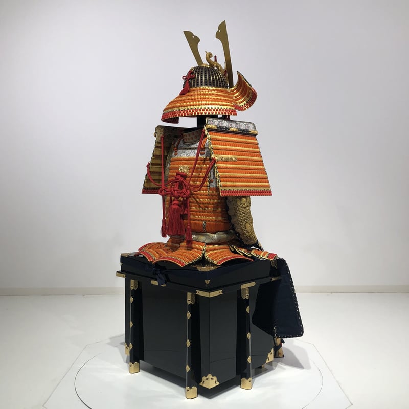 O-006】金小札緋威二枚胴具足 | 甲冑工房丸武