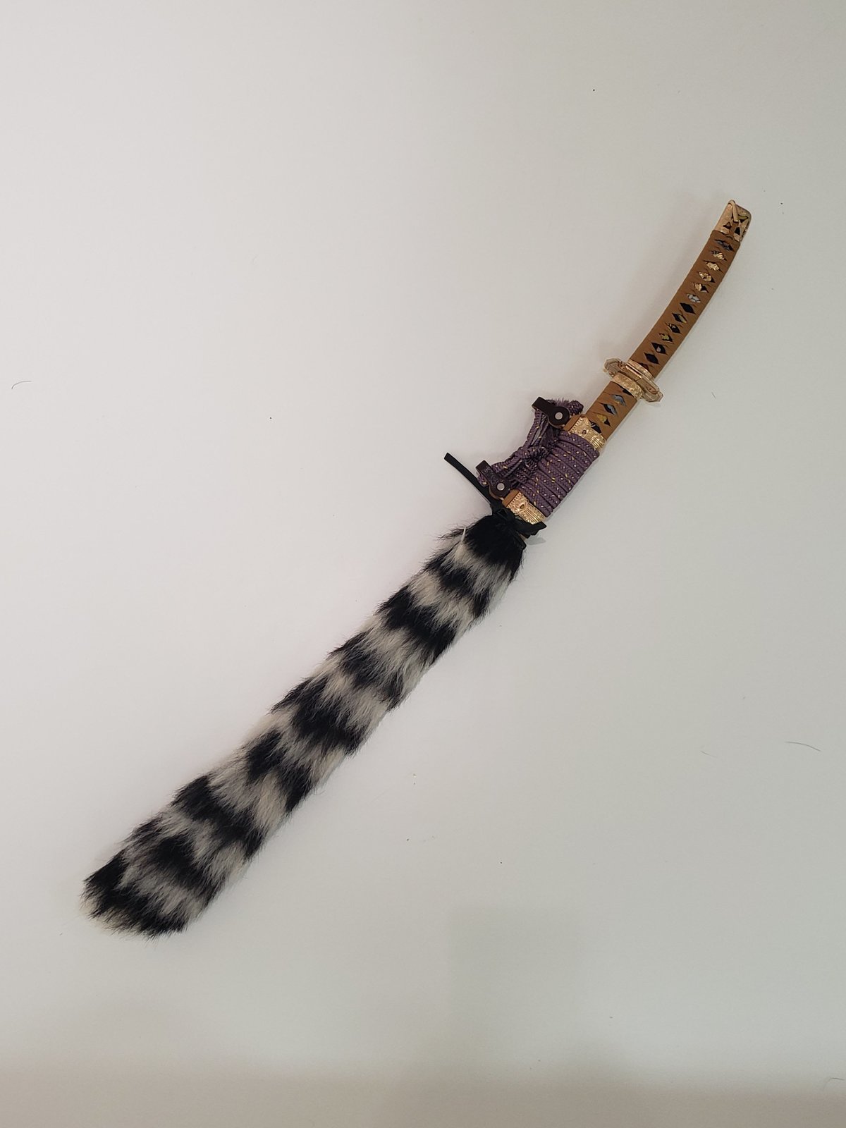 太刀紐・革袋付き鞘 太刀紐・革袋付き鞘