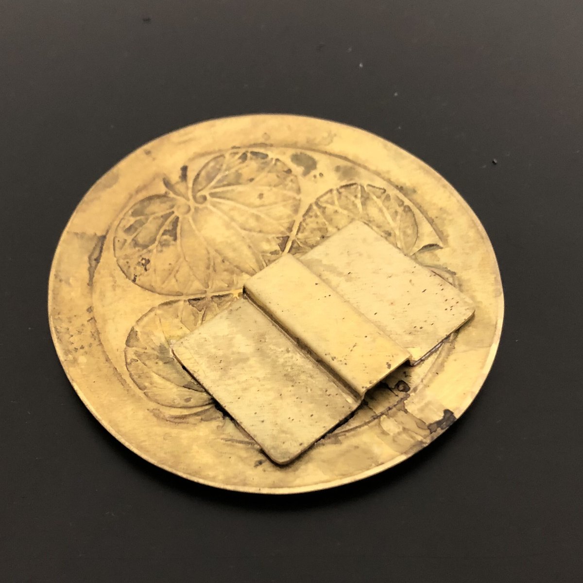 K-001】前立 丸に三つ葉葵 | 甲冑工房丸武