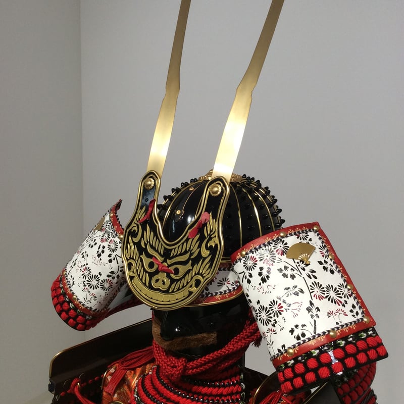南蛮兜と手作り仮面