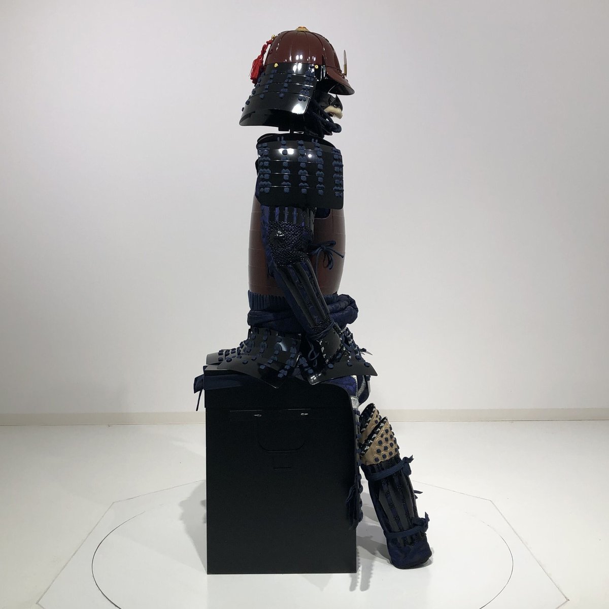 O-059】○濃紺糸威茶桶側二枚胴具足 | 甲冑工房丸武