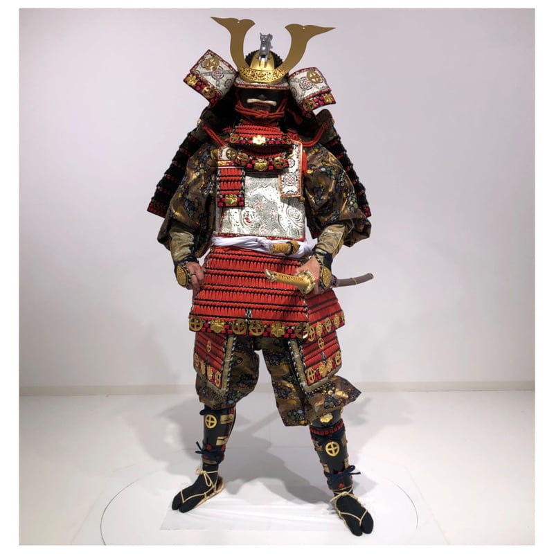 甲冑】等身大 甲冑鎧 （ショーケースつき）