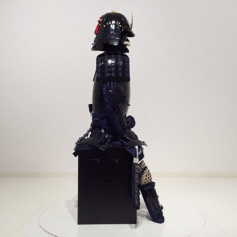 O-065-1】○濃紺糸威黒桶側二枚胴具足 | 甲冑工房丸武 O-065-1】○濃紺糸威黒桶側二枚胴具足 | 甲冑工房丸武