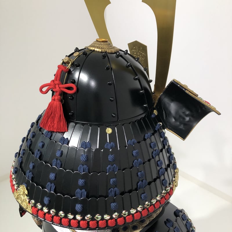 O-047】○濃紺糸威伊予素懸二枚胴具足(艶消塗) | 甲冑工房丸武