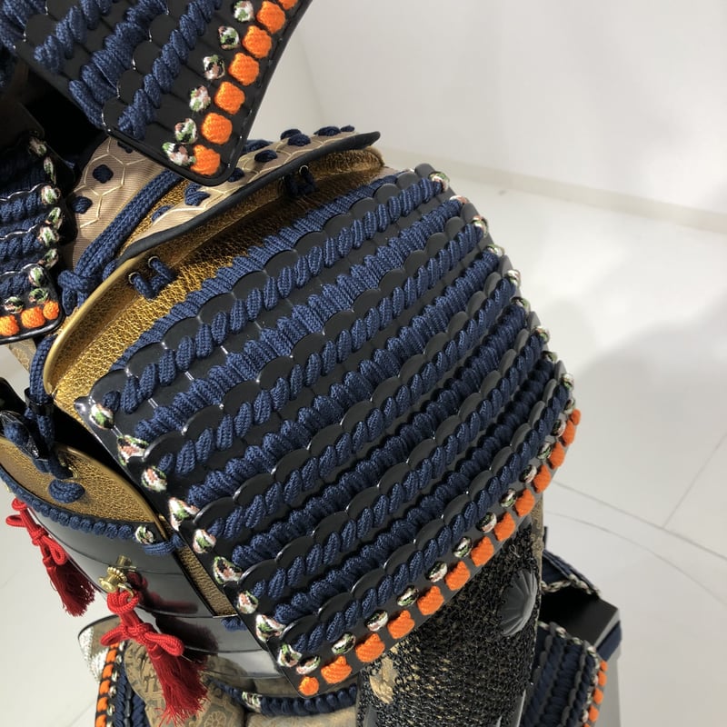 O-029】濃紺糸威金唐二枚胴具足 | 甲冑工房丸武