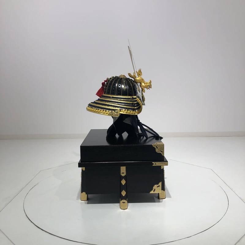 O-024-K】紺糸威仏ニ枚胴(兜のみ) | 甲冑工房丸武 O-024-K】紺糸威仏ニ枚胴(兜のみ) | 甲冑工房丸武