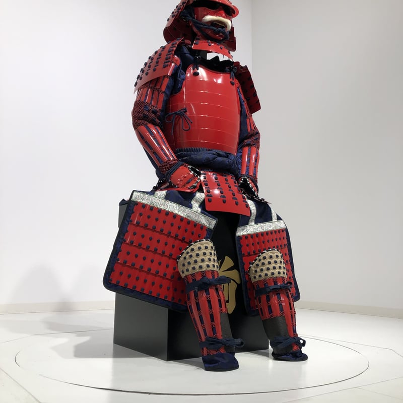O-061】○濃紺糸威赤桶側二枚胴具足 | 甲冑工房丸武