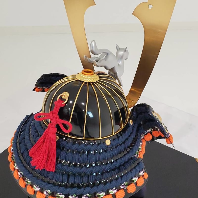 C-032-K】島津豊久 (子供用兜) | 甲冑工房丸武