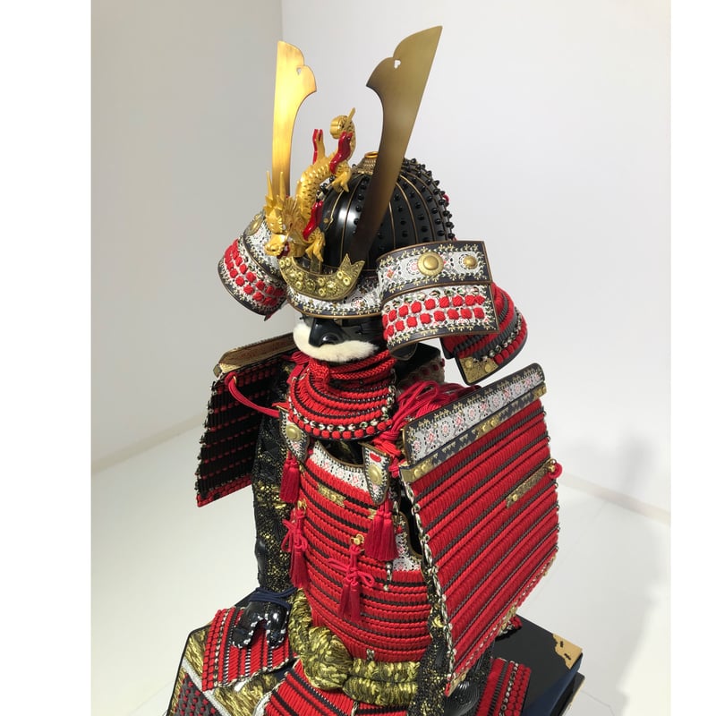 O-014】○赤糸威毛引二枚胴具足(艶消塗) | 甲冑工房丸武 O-014】○赤糸威毛引二枚胴具足(艶消塗) | 甲冑工房丸武