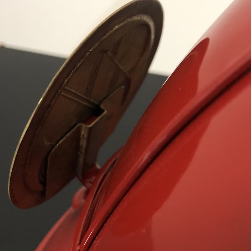 K-027】前立 丸に剣片喰 | 甲冑工房丸武